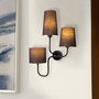 Opviq Çatal - 3571 Lámpara de pared metálica negra